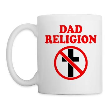 Dad religion - Mug - white - Left