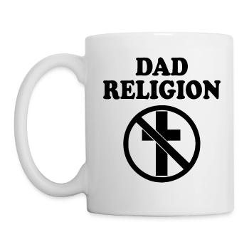 Dad religion - Mug - white - Left