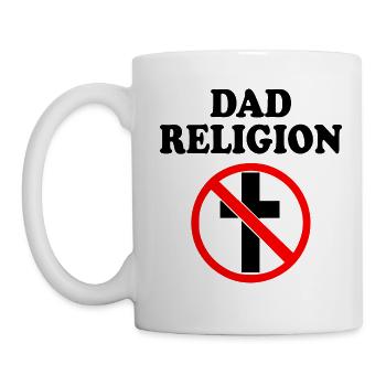 Dad religion - Mug - white - Left