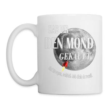 MOON BOUGHT - Mug - white - Left