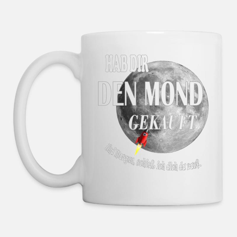MOND GEKAUFT - Tasse - Weiß