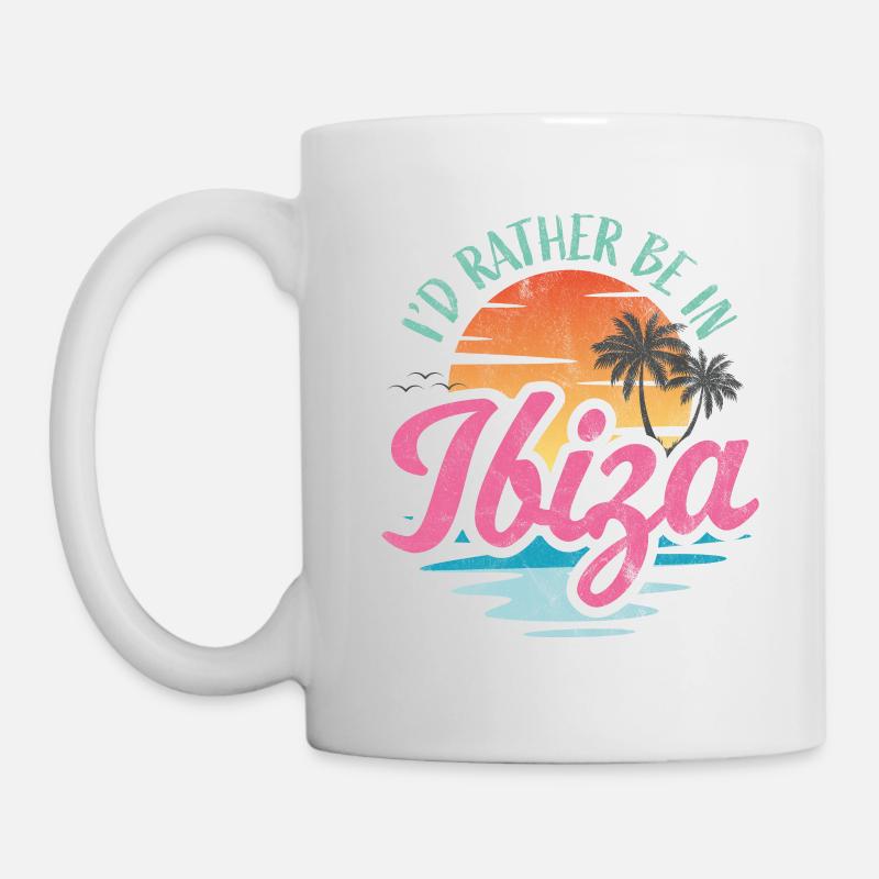 I'd rather be in Ibiza - Mug - white