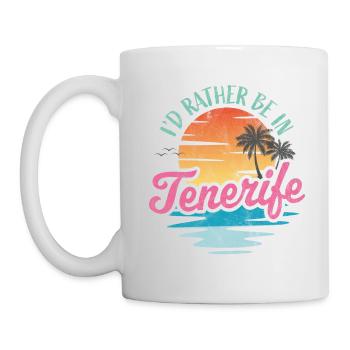 Je préfère être à Tenerife - Mug blanc - blanc - Gauche