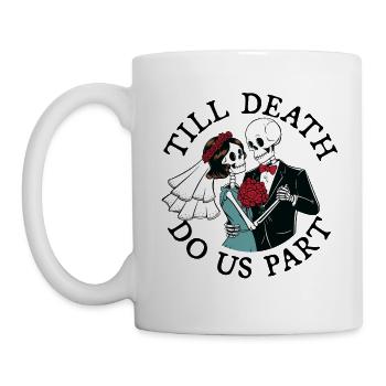 Jusqu’à ce que la mort nous sépare - Mug blanc - blanc - Gauche
