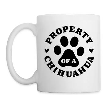 Property of a Chihuahua - Mug - white - Left