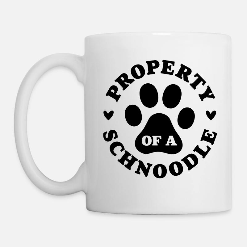 Eigentum eines Schnoodles - Tasse - Weiß