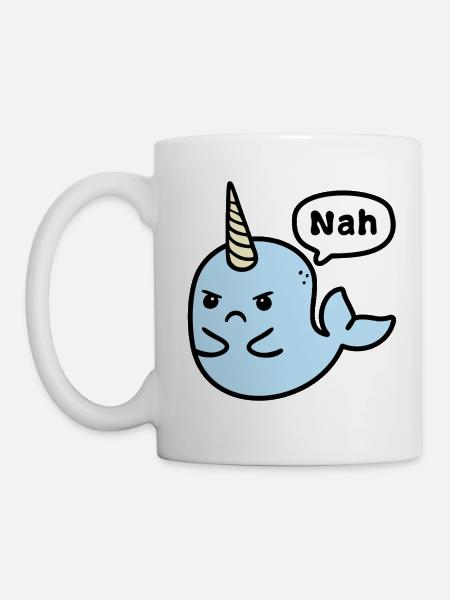 No-Whal - Tasse - Weiß