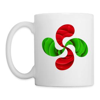 Croix Basque - Mug blanc - blanc - Gauche