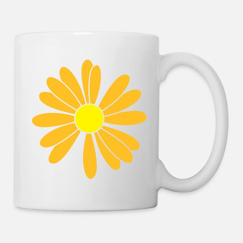Patch de fleurs - Mug blanc - blanc
