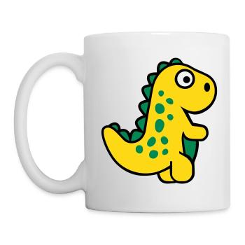 T-Rex - Mug blanc - blanc - Gauche