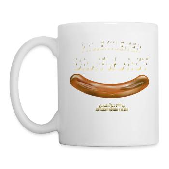 Projektleiter Bratwurst das Original Grill Design - Tasse - Weiß - Links