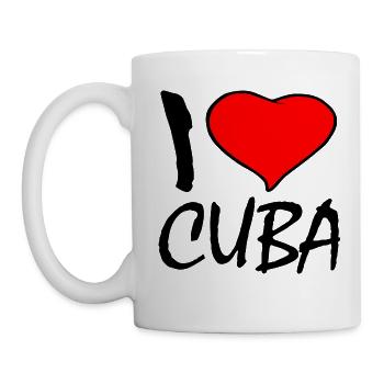 Cuba - Tasse - Weiß - Links