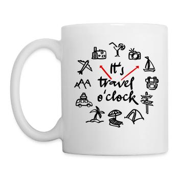 C’est l’o’clock - Mug blanc - blanc - Gauche