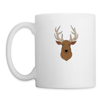 Cool Oh Deer Shooting Tee For Hunters Hunt Is - Tasse - Weiß - Links