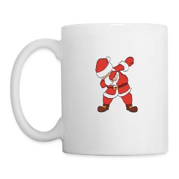Dabbing Santa Claus Dabbin' Christmas Design For - Mug - white - Left