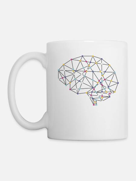 Tee-shirt intelligent pour les gens intelligents - Mug blanc - blanc