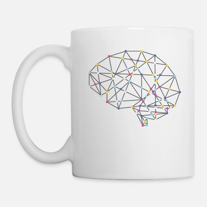 Tee-shirt intelligent pour les gens intelligents - Mug blanc - blanc