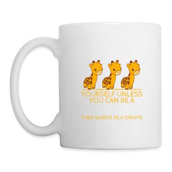 Tall Long-necked Animals Spots Collection Always - Mug - white - Left