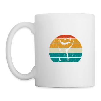 Victory Freedom Diversity Rights Justice Equality - Tasse - Weiß - Links