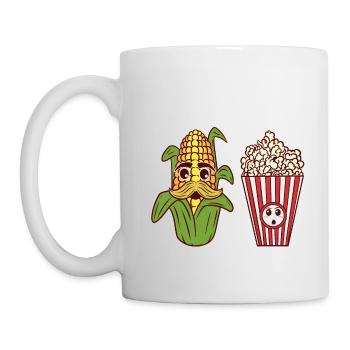 Vegan Farm Vegetable Yellow Cooking Collection - Tasse - Weiß - Links