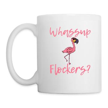 Flock Sunglasses Summer Vacation Animal Rights - Tasse - Weiß - Links