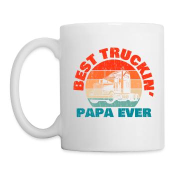 Happy Father's Day Dad Travel Load Apparel Title: - Mug - white - Left