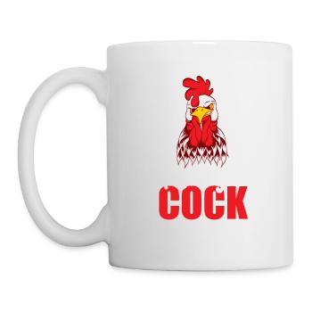 Chemise sexy pour un sexy vous disant "Arrêtez de - Mug blanc - blanc - Gauche