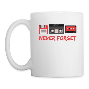 Retro 80's Design A Colorful 80's Design Best Of - Tasse - Weiß - Links