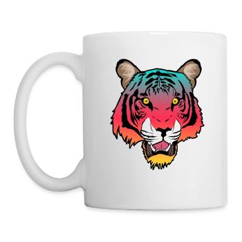 Êtes-vous un fan des animaux de la vie sauvage? - Mug blanc - blanc - Gauche