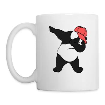 Cute Panda Swagger Dabbing Dab Tee For Animal - Tasse - Weiß - Links