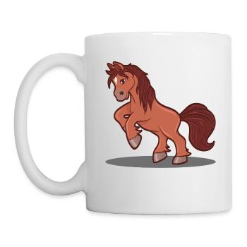 Life Is Better With Horses Design Horsing Shirt - Tasse - Weiß - Links
