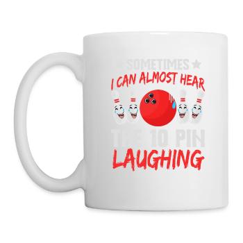 Chemise de bowling pour les quilleurs Conception - Mug blanc - blanc - Gauche