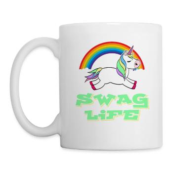 Swag Life Fairy Tale Magic Colorful Myth - Mug - white - Left