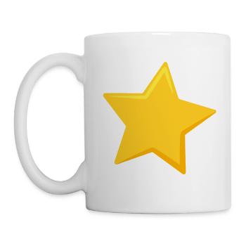 Étoile - Mug blanc - blanc - Gauche