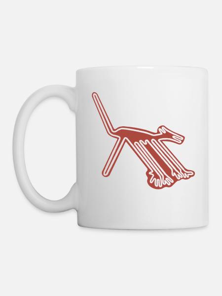 Nazca Lines Chien - Mug blanc - blanc