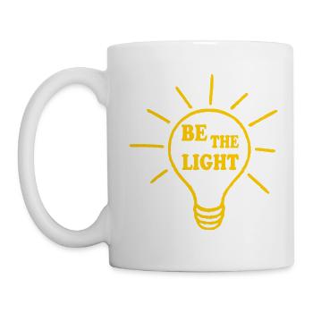 Be the light - Mug - white - Left