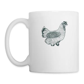 Mother Of Chicken Chick Lover? T-shirt design - Mug - white - Left