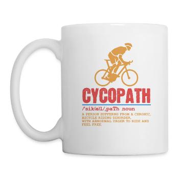 Bike Ride Travel Exercise Healthy Lifestyle - Tasse - Weiß - Links