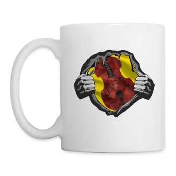 Musical T-shirt for musicians Rip Love - Mug blanc - blanc - Gauche