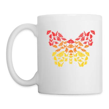 Butterfly Top For Butterfly Enthusiast And Lovers - Mug - white - Left