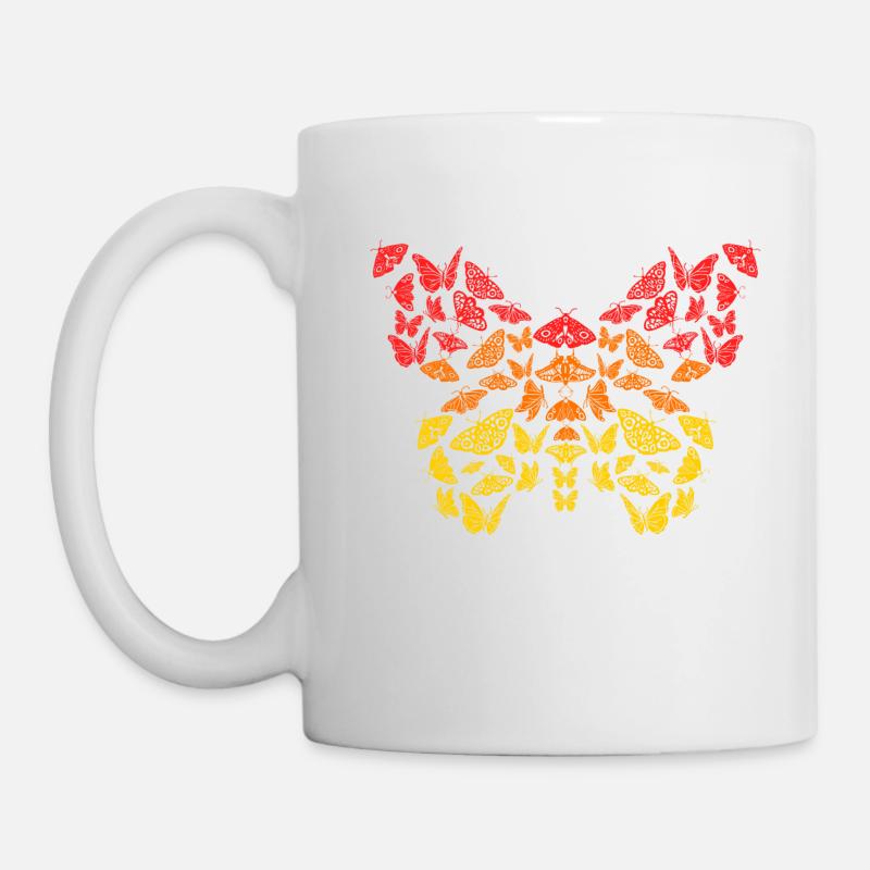 Butterfly Top For Butterfly Enthusiast And Lovers - Mug - white