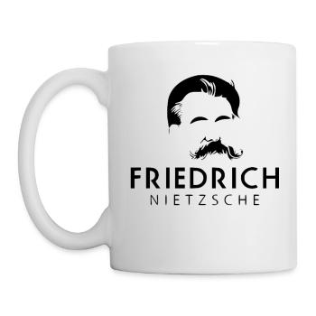 Friedrich Nietzsche Tasse weiß - Tasse - Weiß - Links