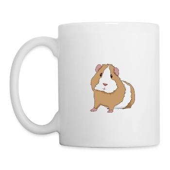 Wheek Mignon Cochon d'Inde Chemise Pour Les - Mug blanc - blanc - Gauche