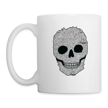 Skull Persian Cute Feline Feral Meow Pet Animals - Tasse - Weiß - Links