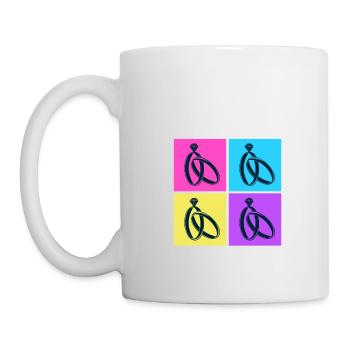 Heart Love Relationship Anniversary Wife Husband - Tasse - Weiß - Links