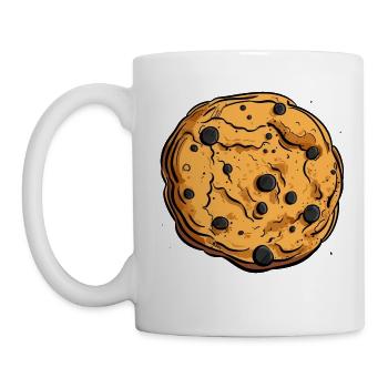 Ein leckerer Keks - Tasse - Weiß - Links