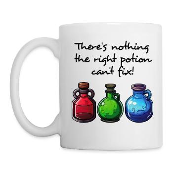 There's A Potion For Everything - dark - Mug - white - Left