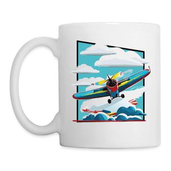 Hélice jaune - Mug blanc - blanc - Gauche