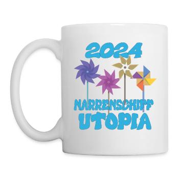 Ship of Fools Utopia 2024 - Dates - Mug - white - Left