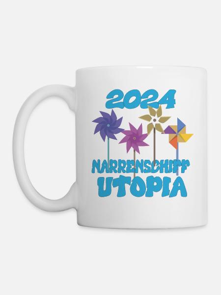 Ship of Fools Utopia 2024 - Dates - Mug - white